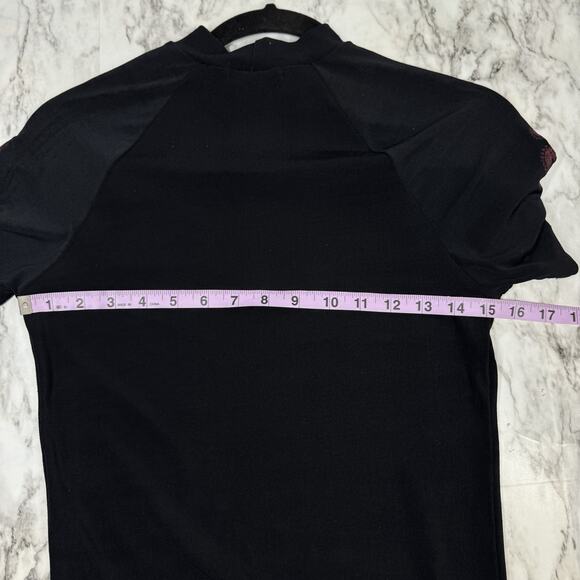 VTG 90s Y2K Dangerous Willie Shirt Mens Small Mock Neck Slinky Dragon Graphic - Picture 4 of 6